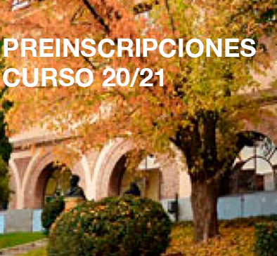 Preinscripción curso 20/21